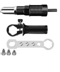 Electric Rivet Gun Attachment Kit For Drill With Four Rivet Heads 2.4mm 3.2mm 4.0mm 4.8mm Pro Fast Pop Riveting Alloy Steel