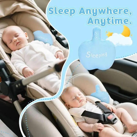 Infants sleeping in car seats with Ultra Soothing Baby Sleep Soother With Gentle Vibration Portable Vibrating Mattress Pad For Newborn And Infant