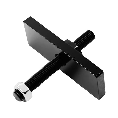 HUDEX needle bearing puller tool, black iron and die‑steel construction with long threaded bolt and hex nut