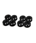 Eight Pack Black Quick Release Fastener Kit For Car Bumper Trunk Fender Hatch Lid Aluminum Alloy Durable Weather Resistant With 6mm Hole Fit And Rubber Ring Included
