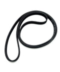 Continental 07C145933T Timing V Belt Drive Belt for GT GTC Flying Spur shown coiled, rubber construction, wear resistant