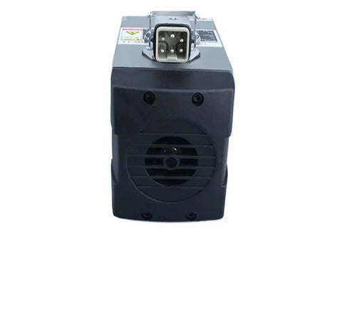 Back view of High Precision 6Hp 4500W Air Cooled Spindle Motor equipped with four durable ceramic bearings for CNC routers.