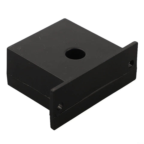 Self Powered AC Current Sensor Switch 30A Adjustable black housing with center hole and side mounting bracket for automation