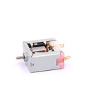 Ultra Tiny 18mm 020 Bare Square DC Motor High Speed Micro Motor With Voltage Range 2.4V To 12V, side view with visible shaft