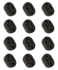 Top Grade Universal Car Exhaust Mount Repair Hanger Bracket Rubber Kit 12 Pieces Fits Toyota Honda And More, 12 rubber hangers