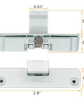 Washer Lid Latch Lock Strike Replacement Part For Front And Top Load Washers Durable Easy To Install Direct Fit Fixes Washer Not Starting Or Door Not Closing Symptoms OEM Equivalent Quality High Quality Build For Long Lasting Use, 2.8 in