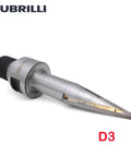 Heavy Duty CNC V Bit Router Bits With 1/2 Inch Shank For Dead Nuts Tight Stone Engraving And Milling 3Mm 5Mm 8Mm Three Piece Set Smooth Conic Cutter, silver conical cutter.