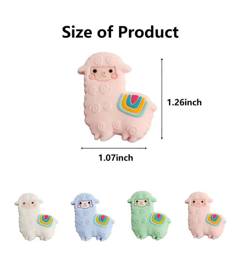 4 Piece Silicone Knitting Needle Stoppers Cartoon Animal Protectors Cute Letters End Caps Cool Colorful Cube Knitting Accessories