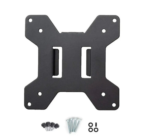 Solid Beefy Steel VESA Mounting Bracket 75X75mm And 100X100mm Quick Release Removable Plate black with hardware kit