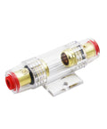 Inline AGU Fuse Holder Kit For 4 To 10 Gauge Wire With Six 100A AGU Fuses, Great For Car Audio, Alarm, Amplifier, Compressors, Auto Parts