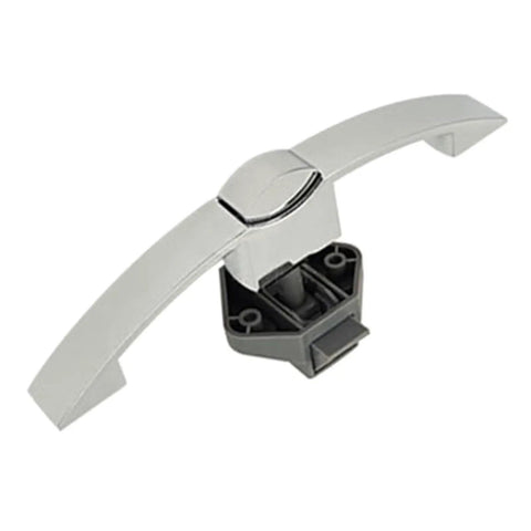 Easy Grip Cabinet Door Latches And Pull Handles For Home Office And Locker Use Durable Push Button Closures Hardware in chrome finish