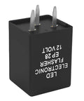 Three Pin LED Electronic Flasher Relay Module For Fixing LED Turn Signal Bulbs And Hyper Flash Compatible With Buick Cadillac Chevrolet