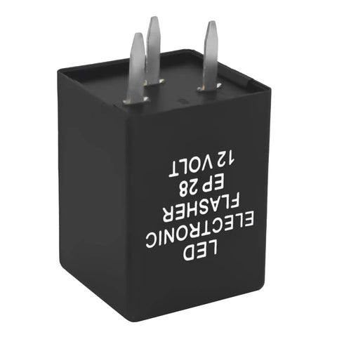 Three Pin LED Electronic Flasher Relay Module For Fixing LED Turn Signal Bulbs And Hyper Flash Compatible With Buick Cadillac Chevrolet