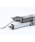 Top Shelf Electric PMDC Brushed Motor Push Pull Linear Actuator Controller with aluminum casing and motor for hydraulic motion.