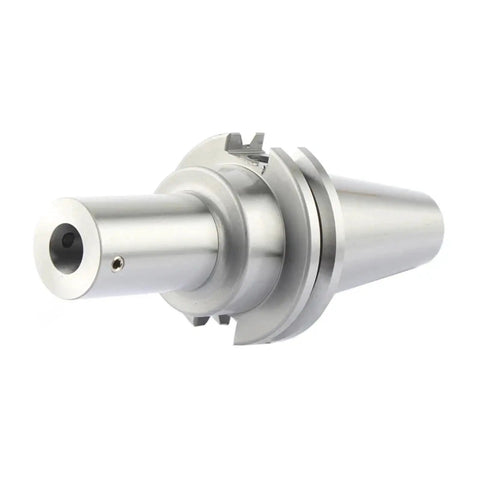 Heavy Duty Cat40 Lbk2 85Mm Boring Head Adapter Tool Holder For Precision Turning With Collet System And Quick Change Shank Setup, angled view.