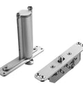 Built Tough Heavy Duty Door Closer for Wooden Doors, silver steel parts, auto close mechanism, 360 degree hinge