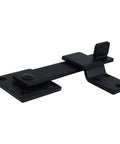 Heavy Duty 5.5 Inch Fence Gate Latch Barn Door Flip Hardware Wrought Iron Matte Black For Privacy And Security On Outdoor Fences