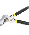 6 Inch Hand Seamer For Sheet Metal With One Quarter Inch Depth Markings Straight Jaw Bender Pliers with Cushion Handle