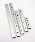 Aluminum T Track Slider Miter Jig For Table Saw Workbench And Miter Saw Use In Woodworking Shops And Home Workshops 100mm Type A No Thread Or Type B With Thread Available In 200mm 300mm And 450mm Lengths, showing Type B with holes