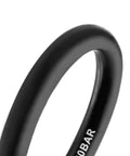 Built Tough Rubber Air Compressor Hose With Solid Brass Fittings And 300 Psi Max Pressure for shop tool connections, cut close-up.
