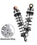Beefed-Up Front And Rear Aluminum Alloy RC Shock Set For 1/16 Mini-B And 1/18 Mini-T 2.0 LOS314004 Heavy-Duty Vibration-Damping Black