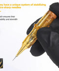 Tattoo Cartridges No 8 Bugpin 11RL Needle Set Disposable 20Pcs 0.25mm 11 Round Liner For Rotary Tattoo Machine close-up