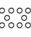 No Slip Half Inch Retaining Ring Clip With O Ring For Impact Wrench Steel Socket Retention Fastener Set That Keeps Sockets From Dropping Under Heavy Torque 50 Piece Hardware Kit, steel rings