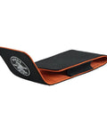 Side view of phone holder with magnetic closure and belt clip for iPhone, Google, LG, Samsung in durable 1680D ballistic nylon.