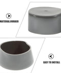 Grey rubber cap for 4 Pack Trailer Wheel Hub Bearing Rubber Caps With Water Protection, easy install and durable design.