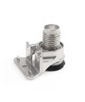 Adjustable Furniture Leveling Foot With Gold Finish Steel Leg For Cabinets And Wardrobes On Uneven Floors 5mm Screw 1 Pack