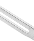Three Pack Y-223 Refrigerator Door Hinge Kit In Galvanized Steel Silver, Universal Chest Freezer Hinge Set For Smooth Door Operation, Durable Construction, Precise Fit, Easy Retrofits, Long Lasting Stability close-up of galvanized steel hinge arm