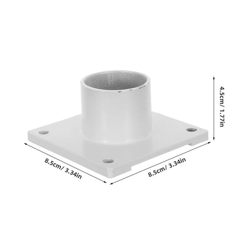Heavy Duty 42Mm Dryer Outlet Connector Fitting Replacement with square base and cylindrical opening, size 8.5cm by 4.5cm.