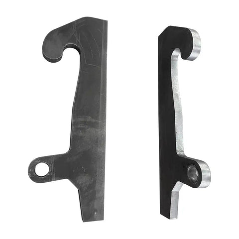 1 Pair Blank 418 Quick Attachments For Loader Mounts With 4 Wear Ears heavy-duty CNC-cut steel for skid steer tractor attachments