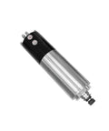 Top Shelf 5.5Kw Water Cooled Spindle Motor For Bt30 Cnc Machines O D 120Mm side view showcasing sleek design and mounting interface.