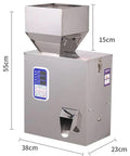 Heavy Duty Automatic Filling Machine For Dry Powder Granules Precision Electronic Weighing Scale For Coffee Beans Rice Seeds plug and play wiring, stainless steel, 55cm height.