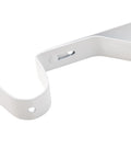 Close-up of Heavy Duty Shelf Bracket Set White 20 Pack Steel Construction With Mounting Hardware Included 12 And 1 Quarter Inch Projection