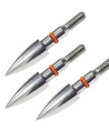 100 Grain Screw In Archery Field Points Arrowheads Five Sixteenth Inch Stainless Steel CNC Lathe Crafted High Precision Target Practice Pack Of 12