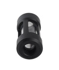 Fabater Water Cooling Filter With Brass Acrylic Build and 02 To 01Mm Stainless Steel Mesh for PC Waterblocks and Radiators, black design.