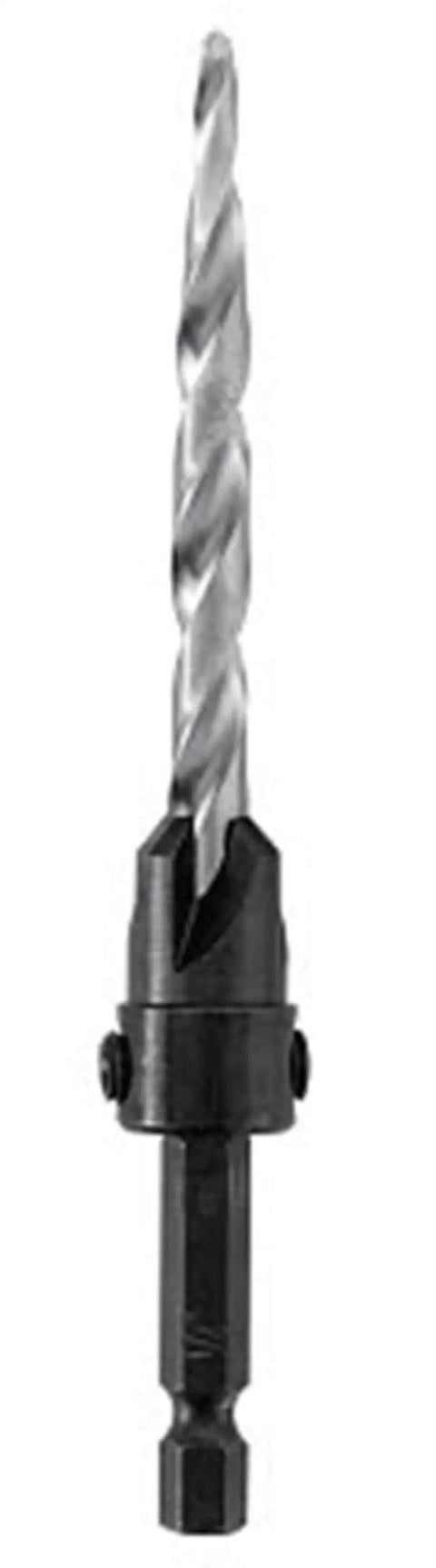 Number 14 Tapered Countersink Bit No Sweat Workhorse For Screws With 1/4 Quick Change Hex Shank and detailed precision design.