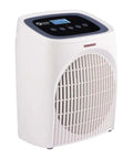 Bathroom Space Heater With ALCI Safety Plug Quick Heat For Fast Cozy Comfort Auto Mode 1 Hour Timer Digital Thermostat Wall Mount Or Free Standing Compact White Unit