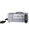 Heavy Duty EM-50B1 Pneumatic Terminal Crimper Machine showing front panel with controls and pedal for easy operation.