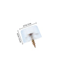Round Screw On Chair Leg Glides For Indoor Tables And Chairs No Slip PVC Furniture Feet Pads With Height Increase Easy Install Foot Caps For Ergonomics Floor Protection Budget Friendly Home And Office Use, transparent PVC cap with metal screw on white background