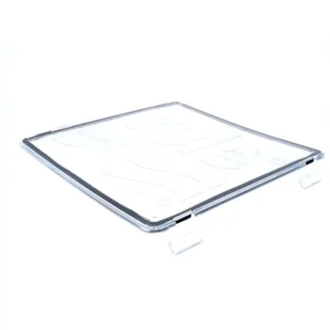 Clear cover component of Shower Drain Box With 800 GPH 12V Pump For Fast Drainage, Compact Water Box With High Flow Pump, Great For RVs