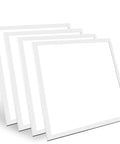 4 Pack LED Flat Panel Lights 2x2ft 40W 4000LM Recessed Backlit Troffer Lights Flush Ceiling Mount 5000K Daylight 50000 Hour Lifetime
