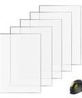 Clear Sentinel A50 Inside Cover Lens Replacement For Welding Helmet With Clear Inner Lenses Pro Grade Anti Scratch And Spatter Protection Replacement Part 0700000808 Fits A50 Helmet 5 Pack shown with helmet