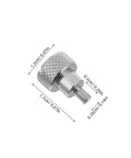 Universal Steel Thumb Screws For Sewing Machine Presser Foot Easy Operation Pro Grade Replacement Spare Parts For Embroidery And Quilting Projects 20 Pack Built For Heavy Duty Use And Consistent Thread Alignment, silver 1.2cm thumb screw