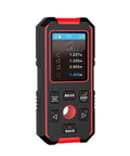 Pro Boss 3 In 1 Stud Finder Wall Scanner And Laser Distance Measure With Electronic Sensor displaying digital measurements.