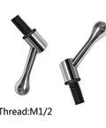 2 Pack Milling Machine Table Lock Handles For Vertical Mills M One Half Thread Aluminum Alloy Silver Heavy Duty Quick Grip Fits Bridgeport