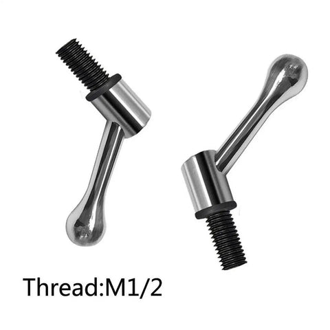 2 Pack Milling Machine Table Lock Handles For Vertical Mills M One Half Thread Aluminum Alloy Silver Heavy Duty Quick Grip Fits Bridgeport