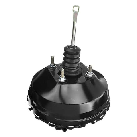 Heavy Duty Vacuum Power Brake Booster For Chevy C1500 Suburban GMC Yukon Blazer Direct Bolt On Upgrade view from the top with mounting hardware.